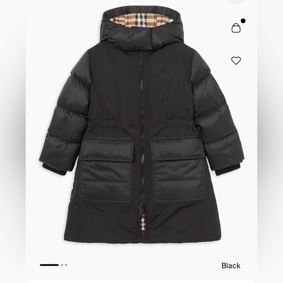 Burberry Reva Down Puffer Jacket Coat plaid jacket horseferry vintage check - Picture 3 of 8